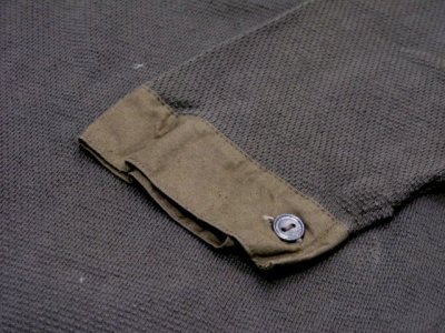 画像2: 1950-60's Swedish MilitaryWaffle Henley Neck Shirts DEAD STOCK - one wash　size M (表記 不明)