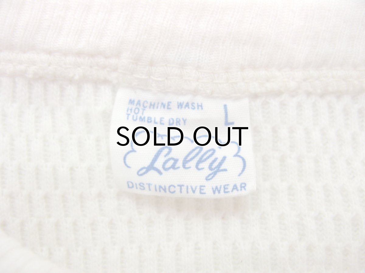 画像2: 1960's " Lally " All Cotton Thermal Shirts NATURAL size S - M (表記 L) (2)