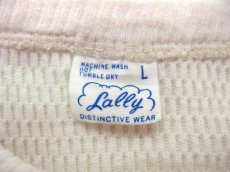 画像2: 1960's " Lally " All Cotton Thermal Shirts NATURAL　size S - M (表記 L) (2)