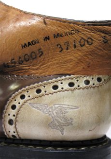 画像4: "Angels by JOHNFLUEVOG" TWO-TONE 3-Hole Sole  BROWN / CREAM 　size US 7  ( 25 cm ) (4)