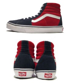 画像3: NEW VANS "Hi-Top" Suede / Canvas Sneaker　NAVY/RED　size US 11 (29cm) (3)