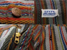 画像4: 1970's Levi's STA-PREST Color Stripe Flare Pants　size w 31 inch  (表記 無し) (4)