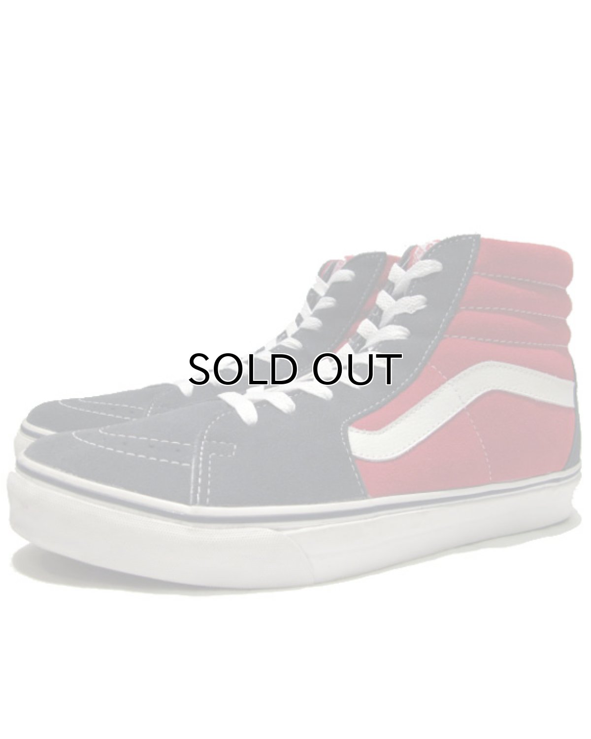 画像1: NEW VANS "Hi-Top" Suede / Canvas Sneaker　NAVY/RED　size US 11 (29cm) (1)