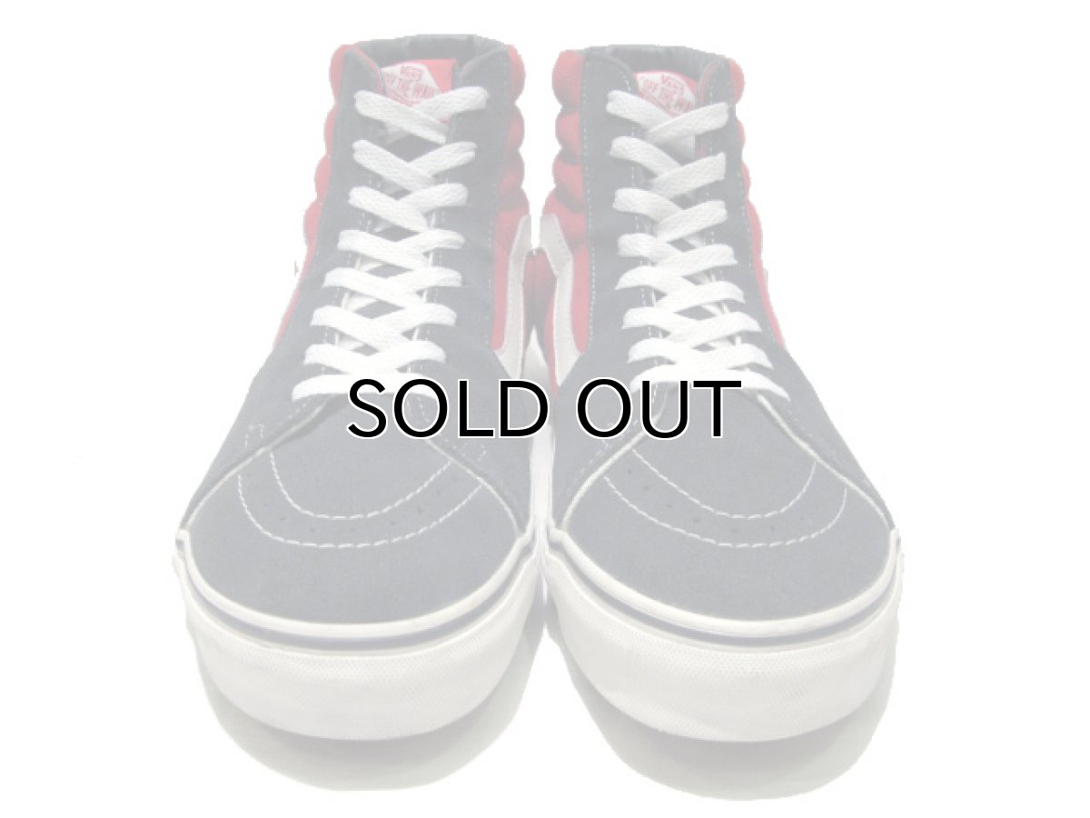画像2: NEW VANS "Hi-Top" Suede / Canvas Sneaker　NAVY/RED　size US 11 (29cm) (2)