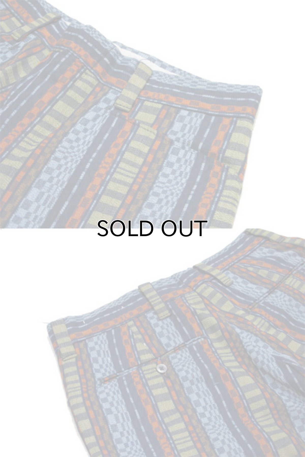 画像3: 1970's Levi's STA-PREST Flare Pants 総柄　size w 29.5 inch  (表記 無し) (3)