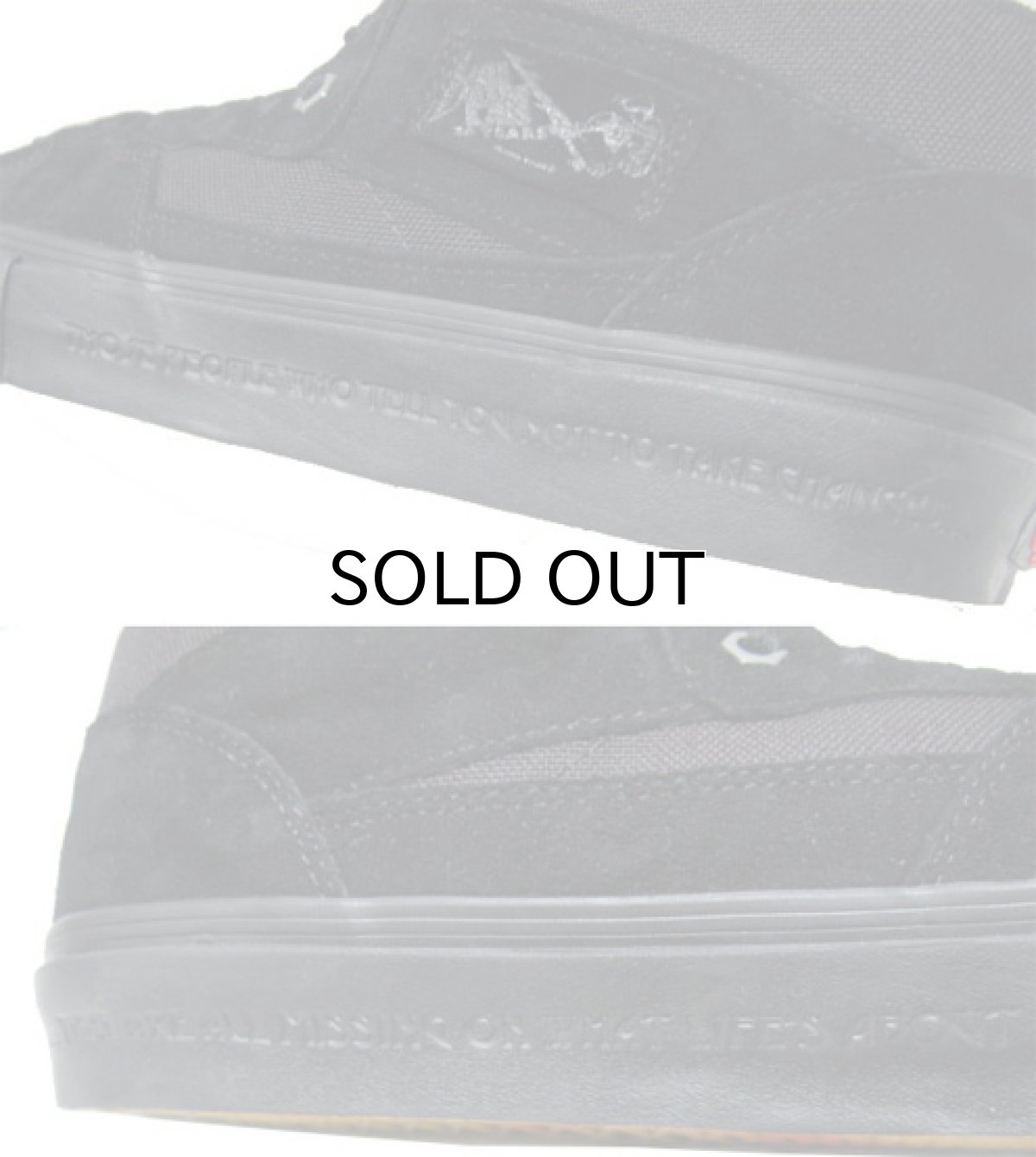 画像5: NEW VANS  x "METALLICA"  "HALF-CAB"  BLACK SUEDE　size US 6 1/2 (24.5cm) (5)