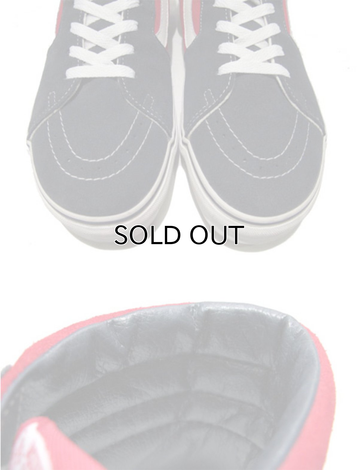 画像4: NEW VANS "Hi-Top" Suede / Canvas Sneaker　NAVY/RED　size US 11 (29cm) (4)