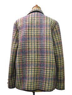 画像3: ~1970's "Tex-Fil S.A." Reversible Wool Blanket Jacket　size M (表記 38) (3)