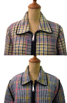画像4: ~1970's "Tex-Fil S.A." Reversible Wool Blanket Jacket　size M (表記 38) (4)