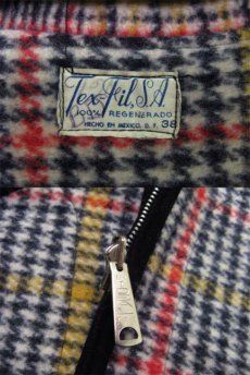 画像5: ~1970's "Tex-Fil S.A." Reversible Wool Blanket Jacket　size M (表記 38) (5)