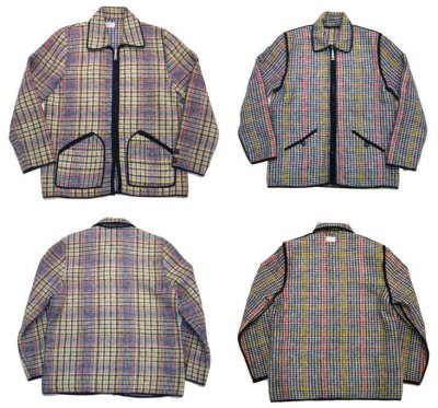 画像1: ~1970's "Tex-Fil S.A." Reversible Wool Blanket Jacket　size M (表記 38)