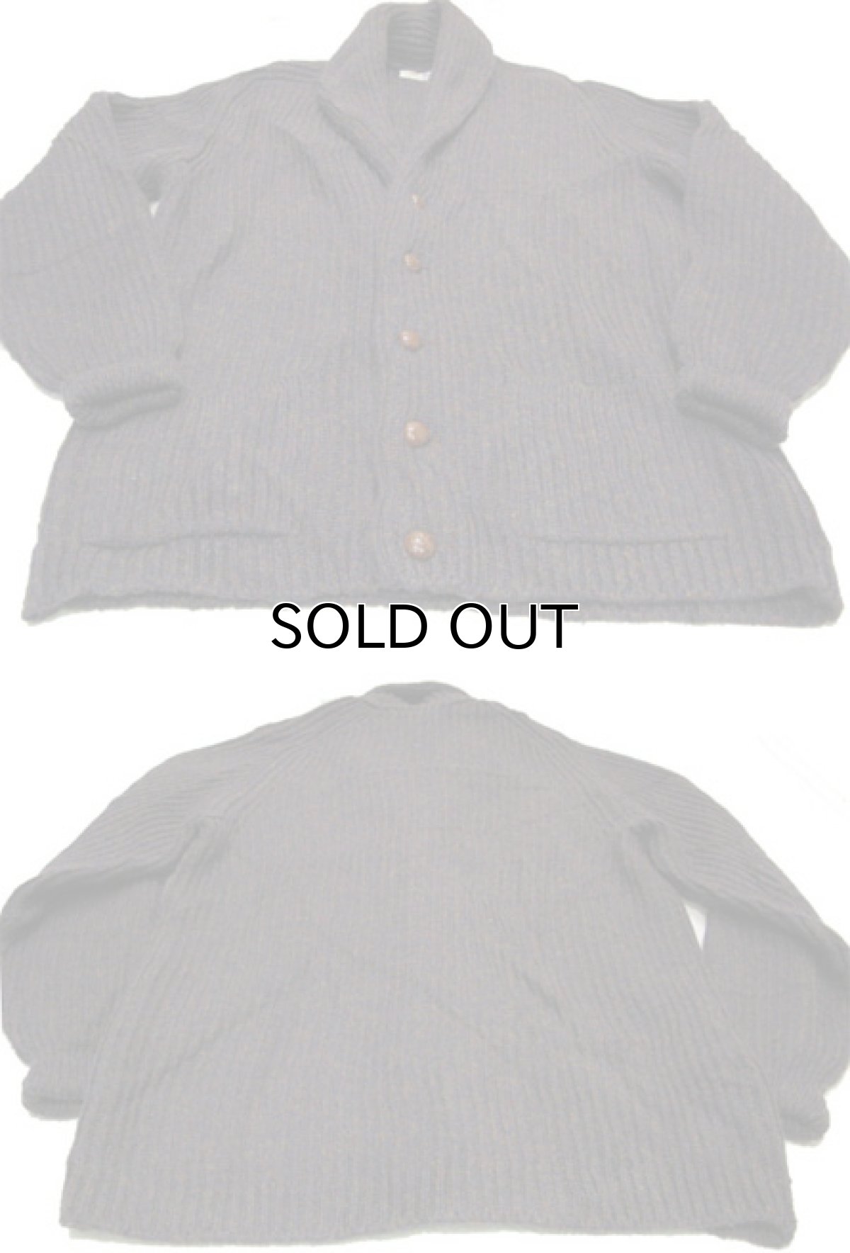 画像3: 1970's~ "Pringle" Shawl Collar Wool Cardigan BROWN系 size L (表記 L) (3)