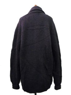画像2: 1970's~ "Pringle" Shawl Collar Wool Cardigan BROWN系　size L (表記 L) (2)