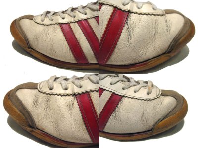 画像2: 1970's adidas "VIENNA" Leather Sneaker 白/赤 ユーゴスラビア製　size 8 1/2 (26.5cm)