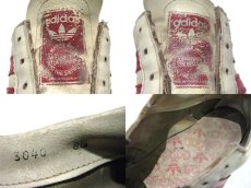 画像4: 1970's adidas "VIENNA" Leather Sneaker 白/赤 ユーゴスラビア製　size 8 1/2 (26.5cm) (4)