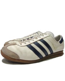 画像1: 1970's adidas "REKORD" Leather Sneaker 白/紺  ユーゴスラビア製　size 11 (29 cm) (1)
