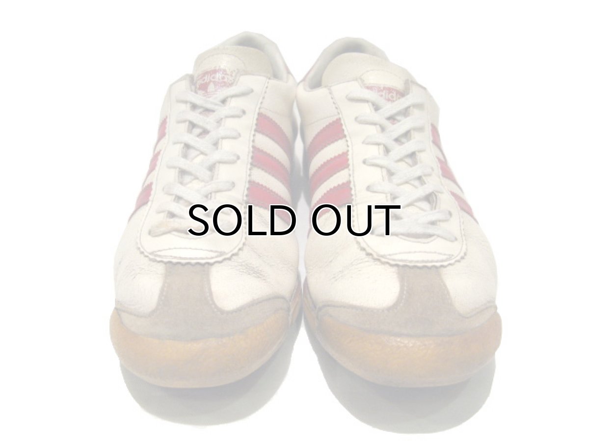 画像5: 1970's adidas "VIENNA" Leather Sneaker 白/赤 ユーゴスラビア製 size 8 1/2 (26.5cm) (5)