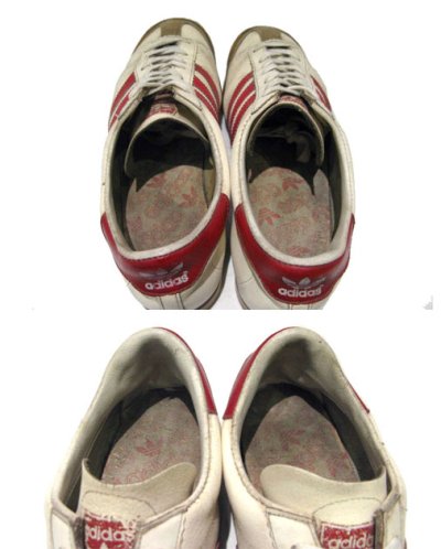 画像3: 1970's adidas "VIENNA" Leather Sneaker 白/赤 ユーゴスラビア製　size 8 1/2 (26.5cm)