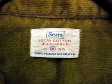 画像5: 1970's "Sears" Velour Pullover Shirts  マスタード系　size M  (表記 M 15 1/2) (5)