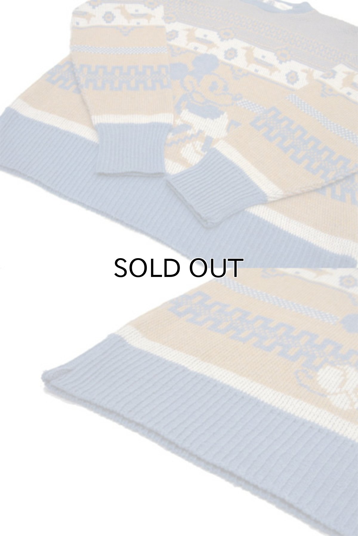 画像4: 1970's "Kennington" Jacquard Weave Pullover Sweater "Mickey Mouse" size M (表記 LARGE) (4)