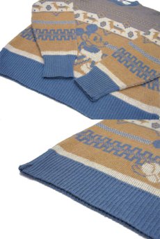 画像4: 1970's "Kennington" Jacquard Weave Pullover Sweater "Mickey Mouse"　size M (表記 LARGE) (4)