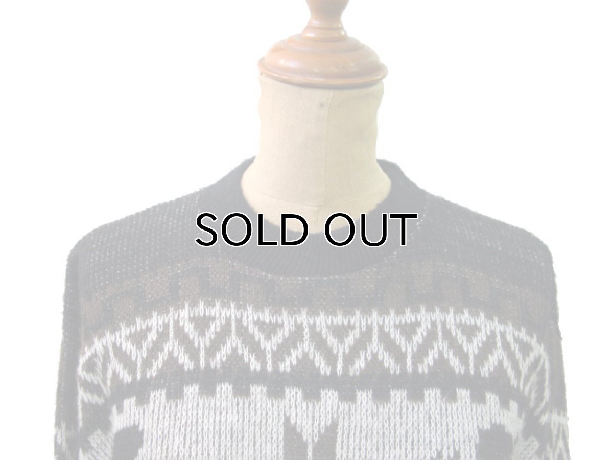 画像3: 1970's "Kennington" Jacquard Weave Pullover Sweater "Mickey Mouse"　size M - L (表記 LARGE) (3)