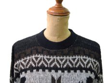 画像3: 1970's "Kennington" Jacquard Weave Pullover Sweater "Mickey Mouse"　size M - L (表記 LARGE) (3)