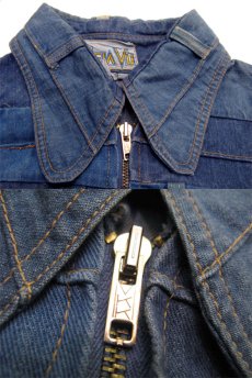 画像4: 1980's "DEJAVU" Design Denim Shirts Jacket　size S 位 (表記 11) (4)