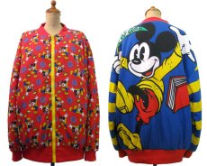 画像2: 1980's "Mickey & Co." Reversible Zip Up Jacket　size L 位 (表記 不明) (2)