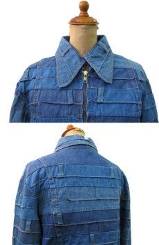 画像3: 1980's "DEJAVU" Design Denim Shirts Jacket　size S 位 (表記 11) (3)