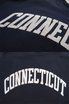 画像5: 1980's "Champion" Reverse Weave "CONNECTICUT" Sweat  NAVY　size 表記 M (5)