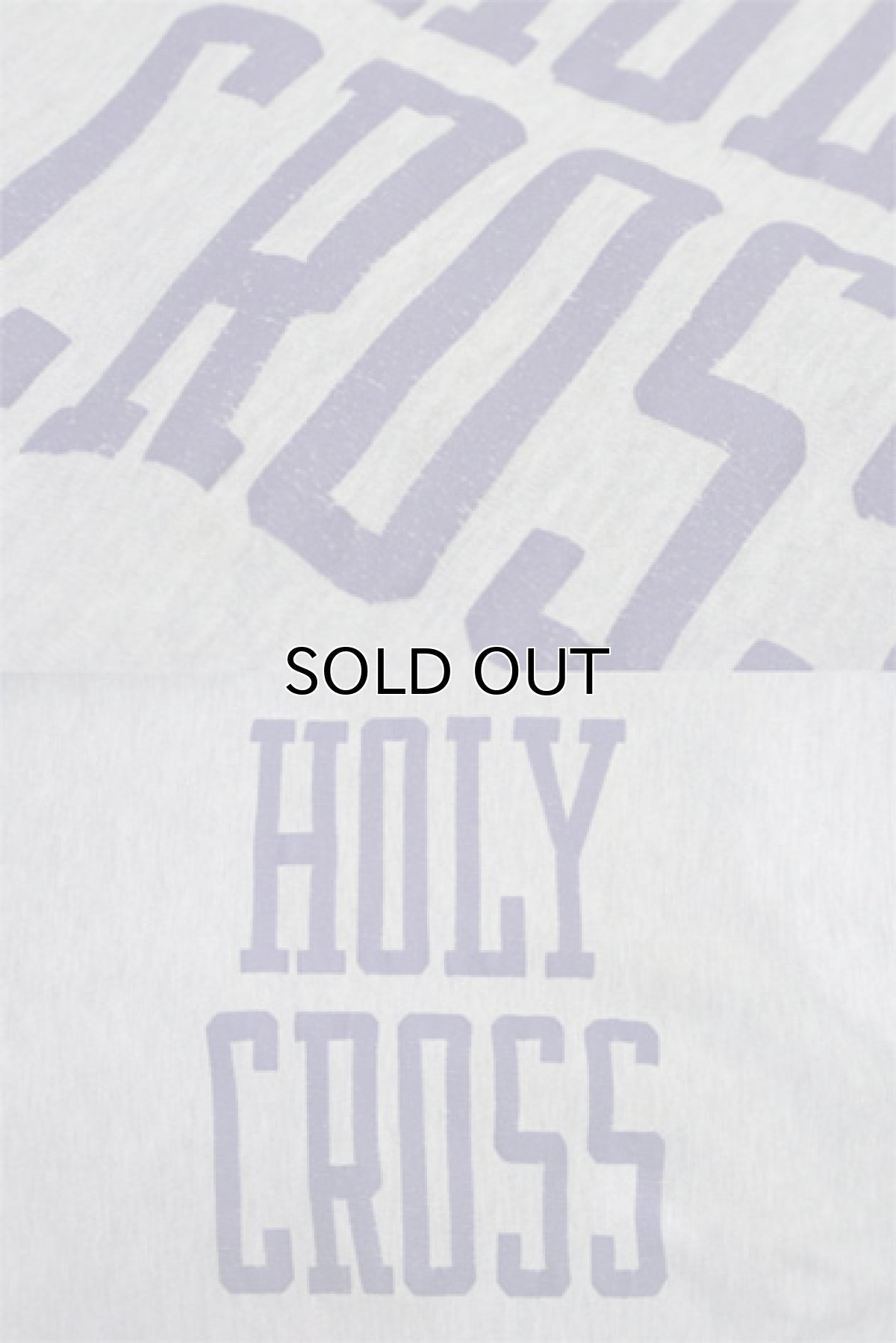 画像4: 1980's "Champion" Reverse Weave "HOLLY CROSS" Sweat Shirts  GREY size 表記 L (4)