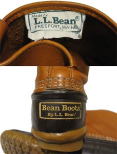 画像4: 1990's "L.L.Bean" Strap Bean Boots  L.BROWN　size 26cm位 (表記 9LM) (4)