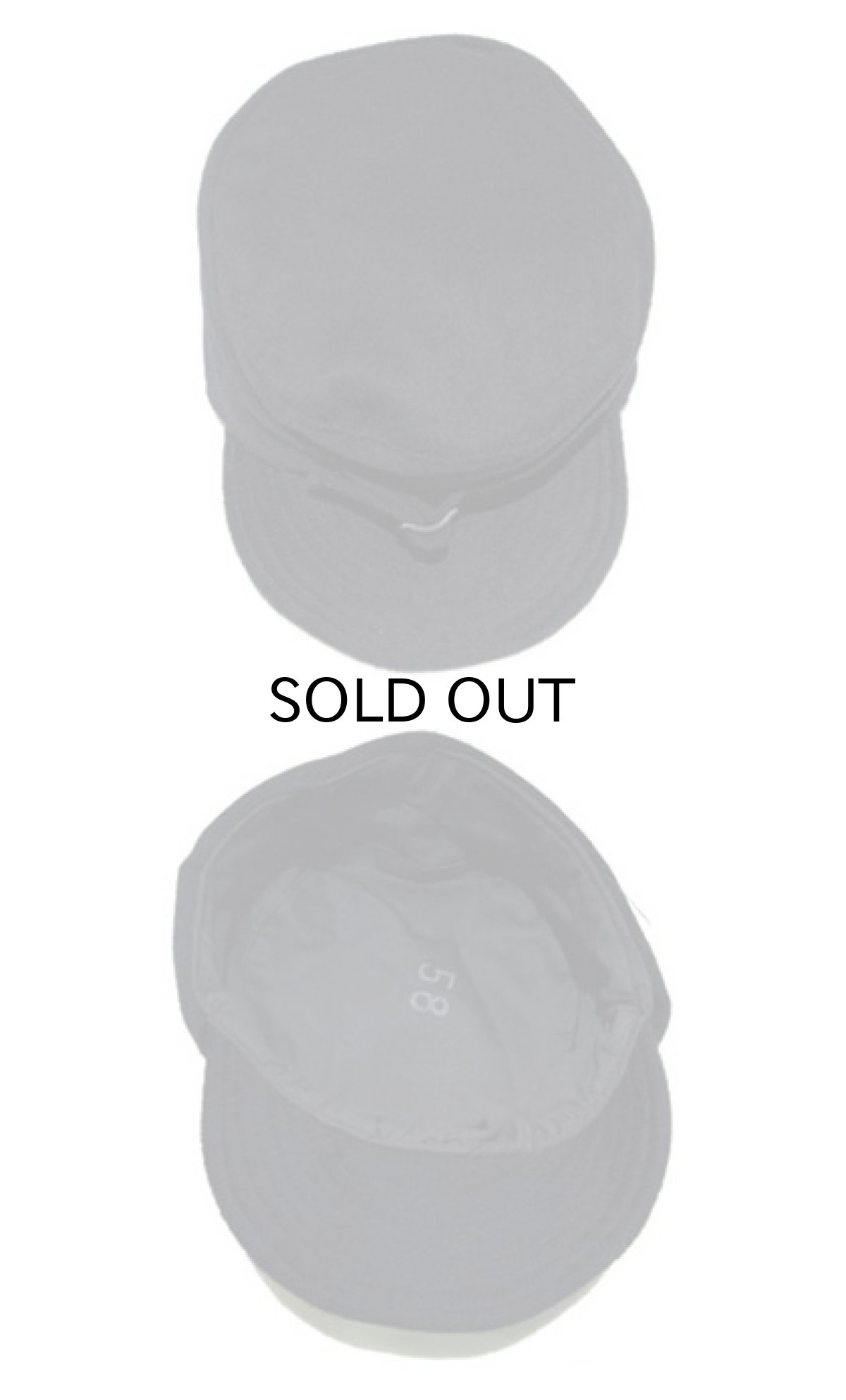 画像3: OLD Italian Military Wool Cap  NAVY size 58 (3)