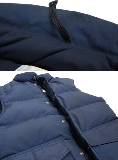 画像3: 1980's "Woolrich" 60/40 Cloth Down Vest  NAVY　size S - M  (表記 SMALL)