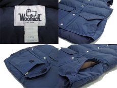 画像4: 1980's "Woolrich" 60/40 Cloth Down Vest  NAVY　size S - M  (表記 SMALL) (4)