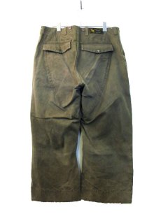 画像2: 1940's~ "CARIBOU" Hunting Duck Pants　size w 34 inch  (表記 なし) (2)