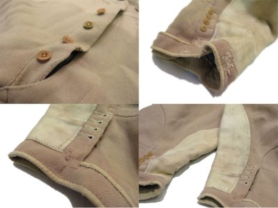 画像1: ~1930's Wool Jodhpurs Pants  BEIGE　size w 30 inch  (表記 なし)