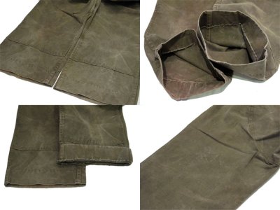 画像2: 1940's~ "CARIBOU" Hunting Duck Pants　size w 34 inch  (表記 なし)