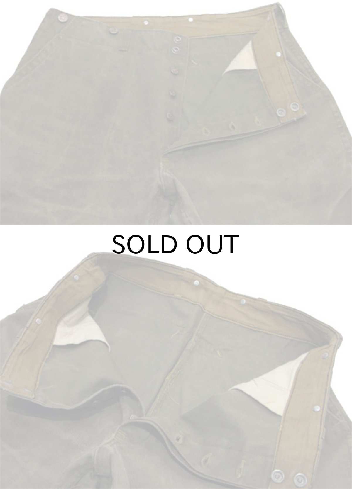 画像5: 1940's~ "CARIBOU" Hunting Duck Pants　size w 34 inch  (表記 なし) (5)