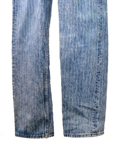画像2: 1990's Levi's 501 Chemical Wash Stripe Denim Pants　size 33 inch (表記 33 x 34)