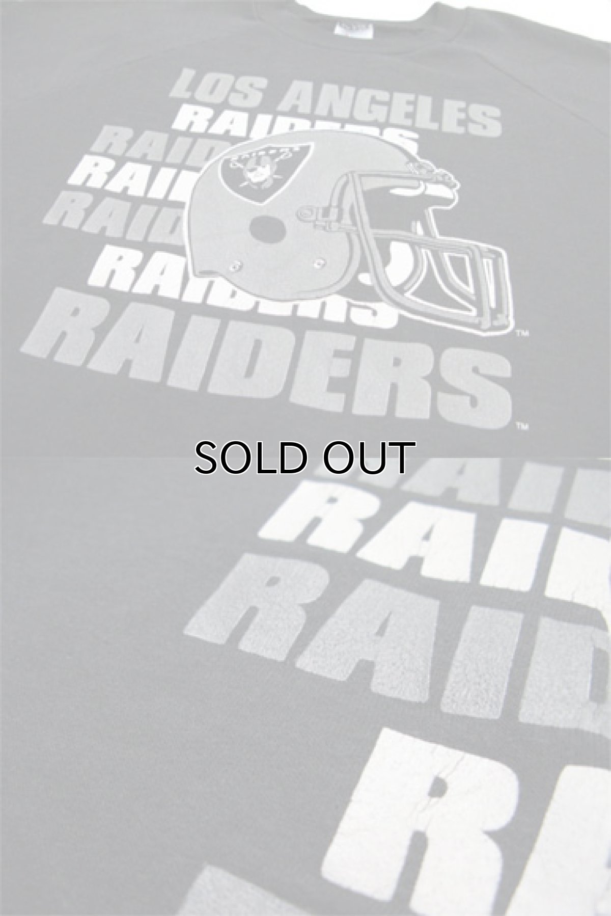 画像4: 1980's "RAIDERS" Crew Neck Pullover Sweat　黒　size M 位 (表記 L) (4)