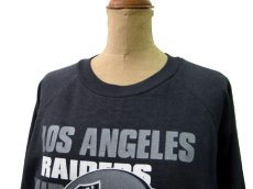 画像3: 1980's "RAIDERS" Crew Neck Pullover Sweat　黒　size M 位 (表記 L) (3)