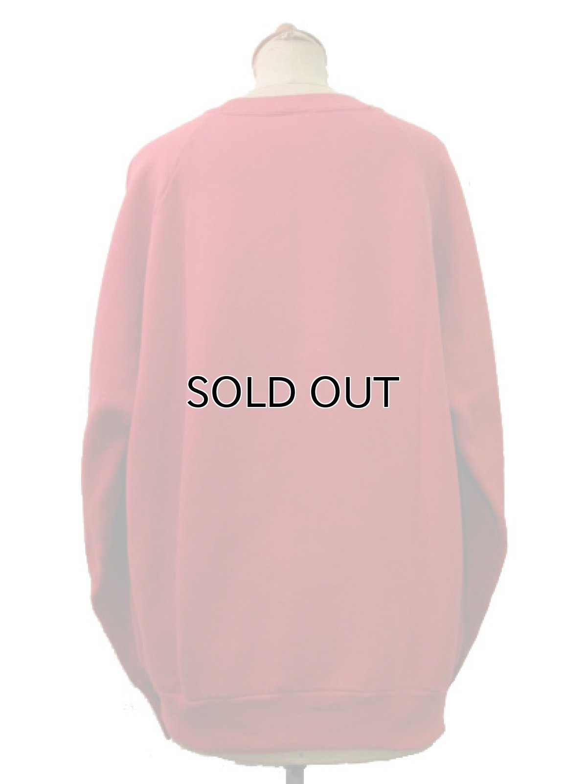 画像3: 1980's "GUESS" Crew Neck Pullover Sweat　RED　size M 位 (表記 L) (3)