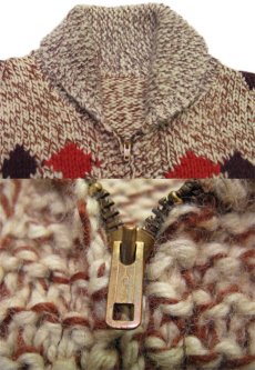 画像3: 1970's ~ Cowichan Sweater 馬　size L ~ XL 位 (表記 無し) (3)