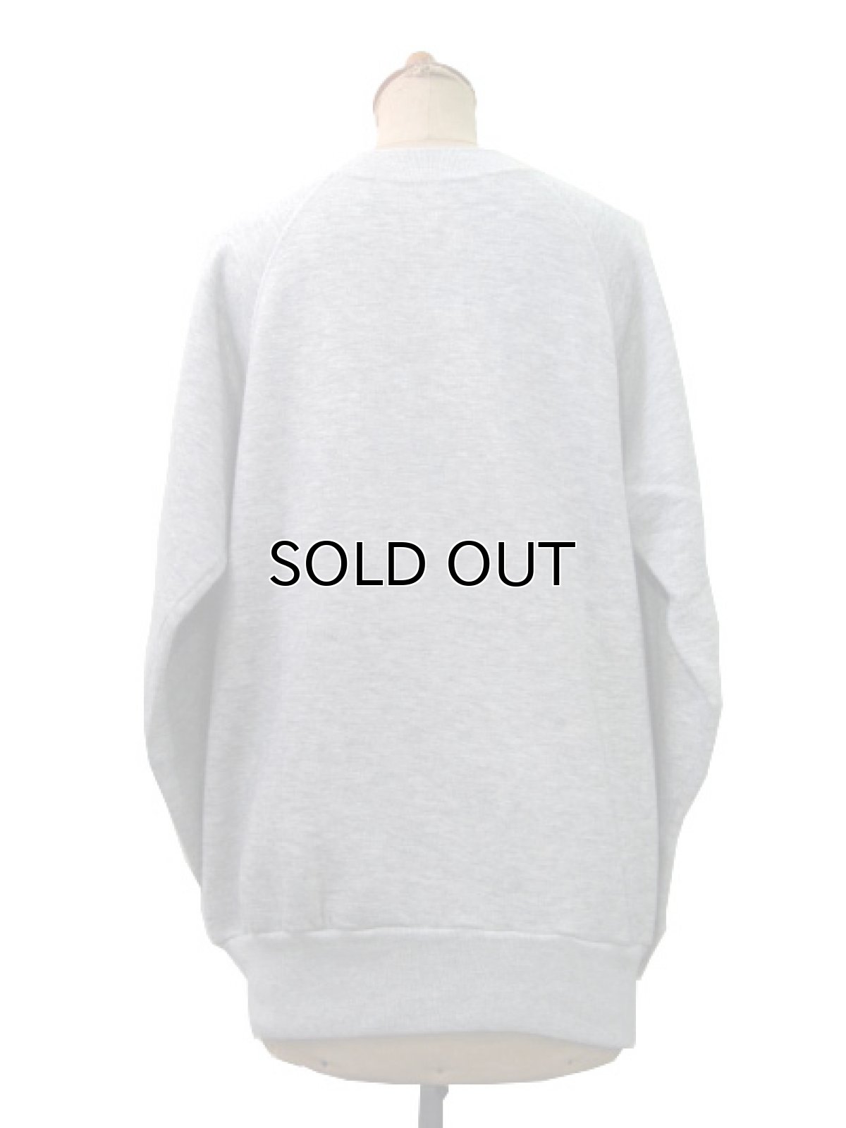 画像2: 1980's Unknown Crew Neck Pullover Sweat GREY size M 位 (表記 M) (2)