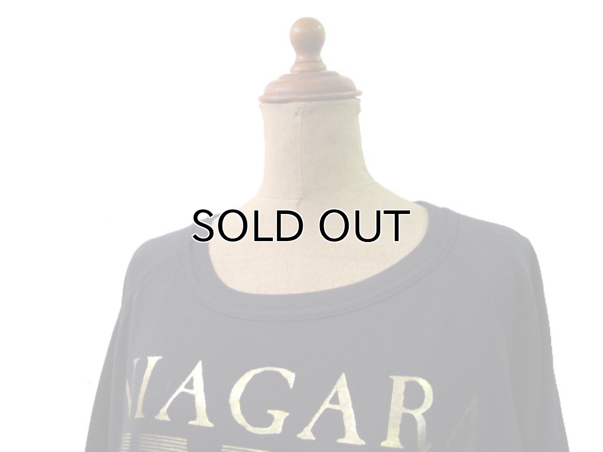 画像4: 1990's "NIAGARA FALLS" Crew Neck Light Wait Sweat Shirts　size M - L位 (表記 L) (4)