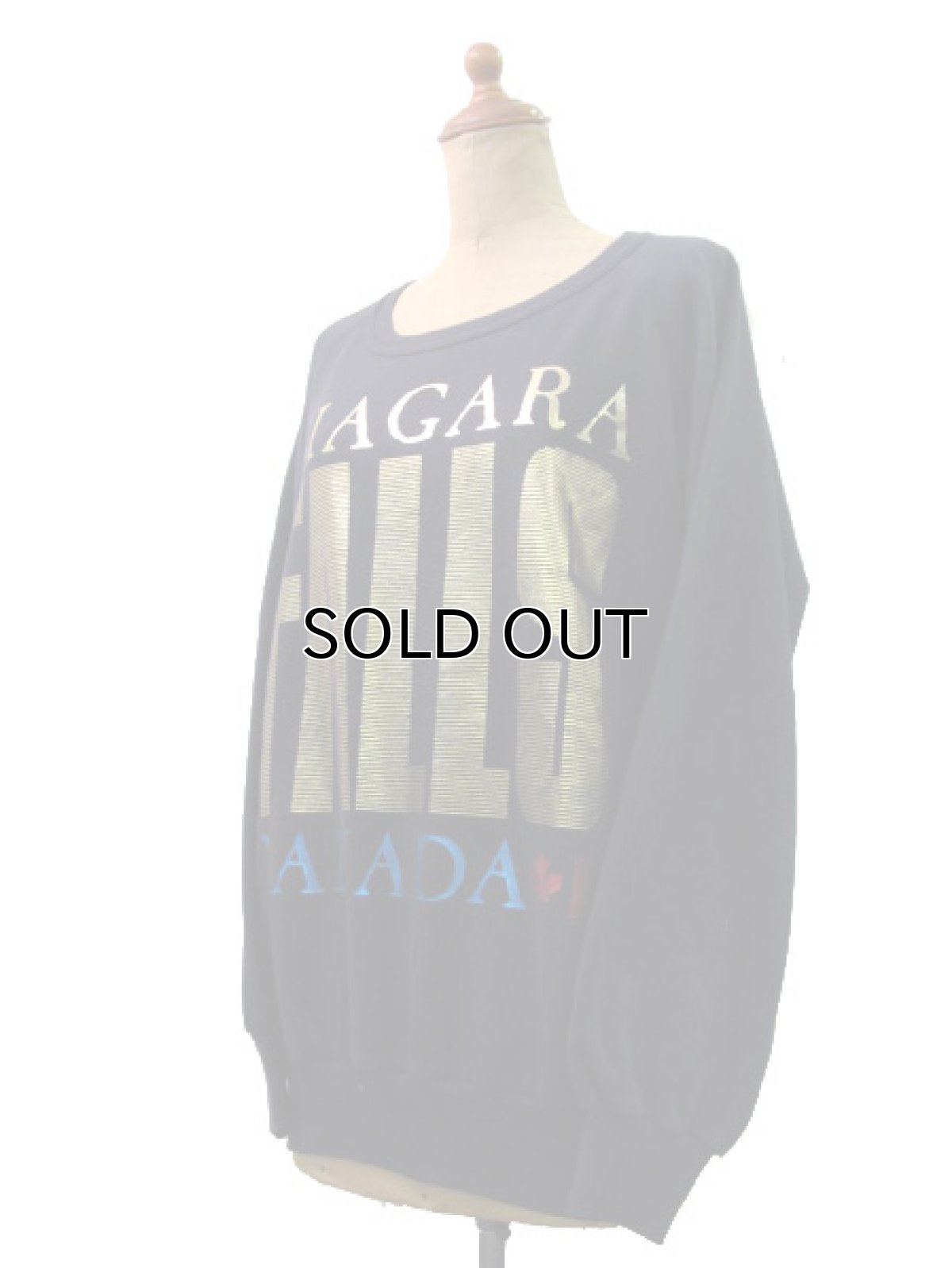 画像2: 1990's "NIAGARA FALLS" Crew Neck Light Wait Sweat Shirts　size M - L位 (表記 L) (2)