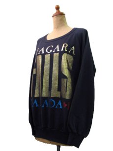 画像2: 1990's "NIAGARA FALLS" Crew Neck Light Wait Sweat Shirts　size M - L位 (表記 L) (2)