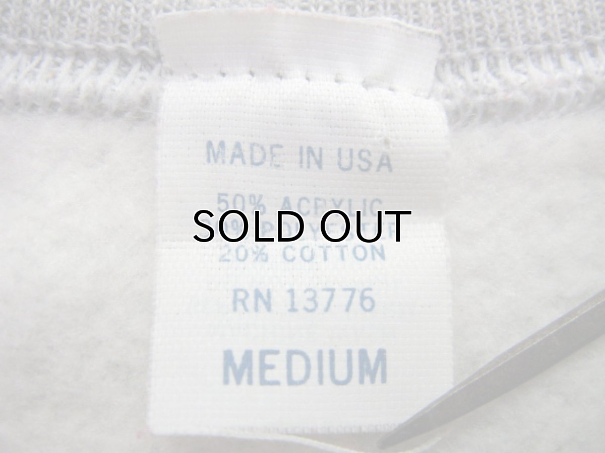 画像4: 1980's Unknown Crew Neck Pullover Sweat GREY size M 位 (表記 M) (4)